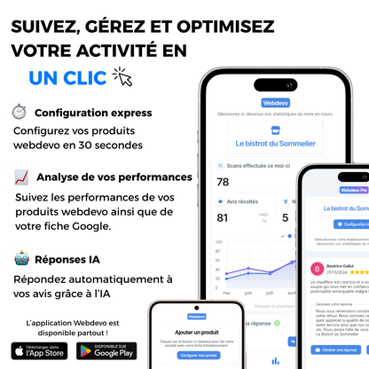 Plaque d'avis Google